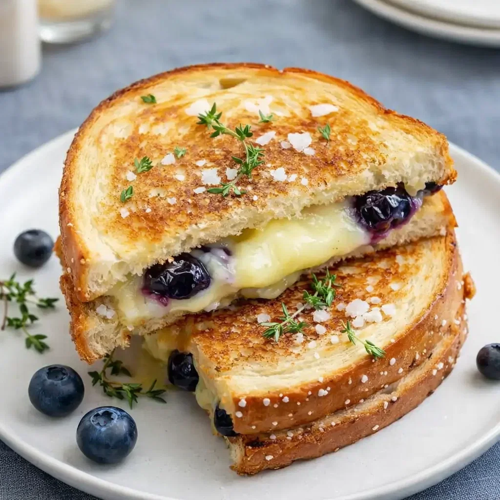 Crispy Blueberry Grilled Cheese: A Sweet and Salty Masterpiece