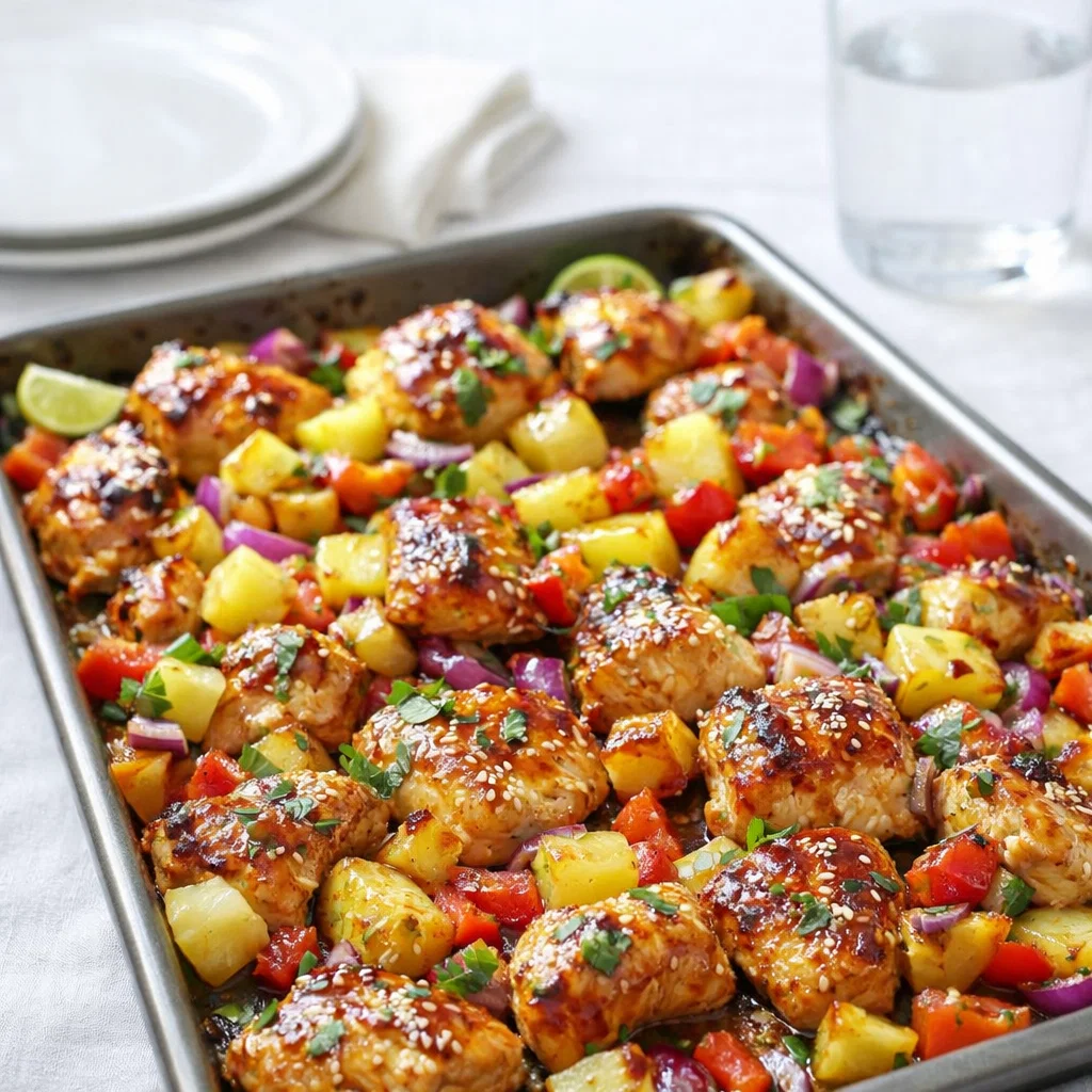 Hawaiian Chicken Sheet Pan: A Quick Tropical Escape For Busy Weeknights